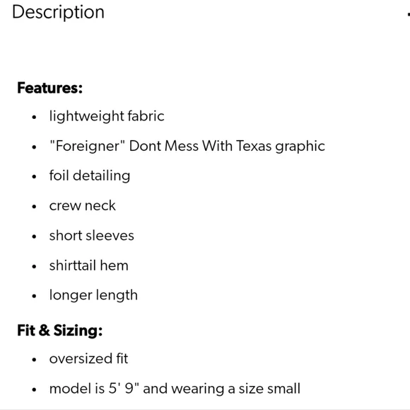 FOREIGNER band tee by goody two sleeves  x Maurice's white ss graphic, Size XXL - Picture 3 of 11